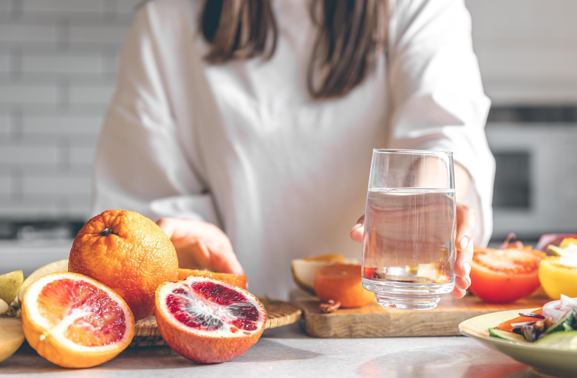 Alimentos ricos en agua y nutrientes
